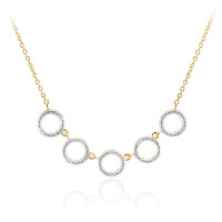 Collier en argent et Diamant I3 (I)