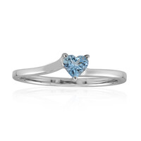 Bague en argent et Aigue-marine Ofiki