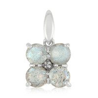 Pendentif en argent et Spectrolite