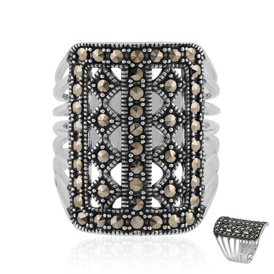 Bague en argent et Marcassite