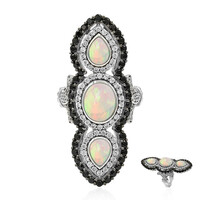 Bague en argent et Opale Welo (Dallas Prince Designs)