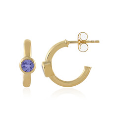Boucles d'oreilles en argent et Tanzanite