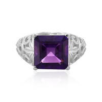 Bague en argent et Améthyste de Zambie