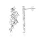 Boucles d'oreilles en argent et Topaze blanche