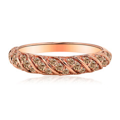 Bague en or et Diamant rose de France SI1 d'Argyle 
