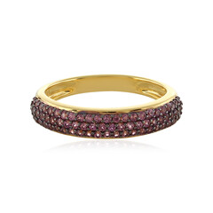 Bague en argent et Grenat Rhodolite