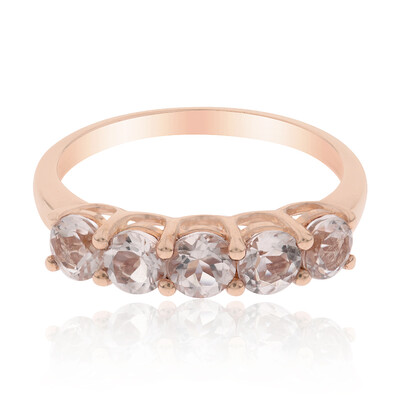 Bague en or et Morganite AAA