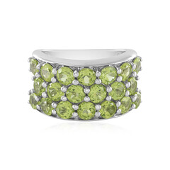 Bague en argent et Péridot (de Melo)