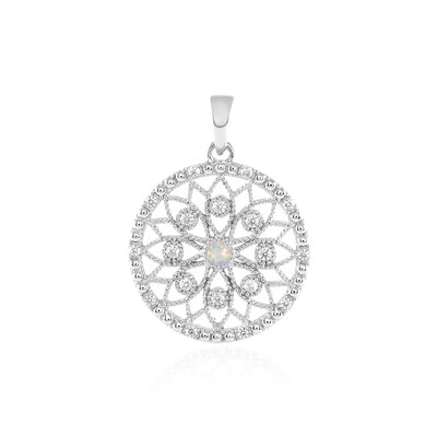 Pendentif en argent et Opale Welo