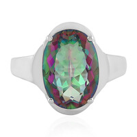 Bague en argent et Quartz mystique