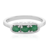 Bague en argent et Emeraude de Socoto