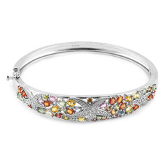 Bracelet en argent et Saphir