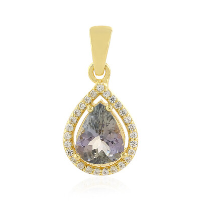 Pendentif en argent et Tanzanite non chauffée