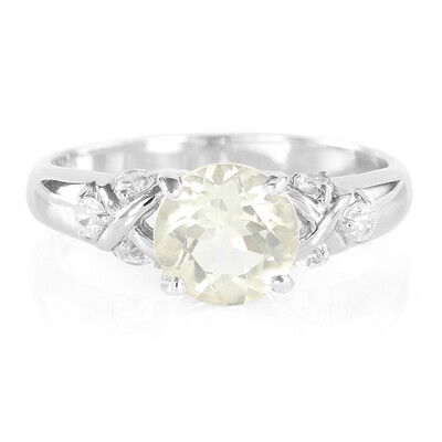 Bague en argent et Orthose