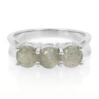 Bague en argent et Spectrolite