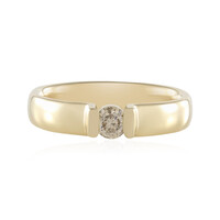Bague en argent et Diamant chocolat I2