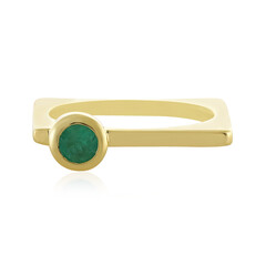 Bague en argent et Emeraude de Russie