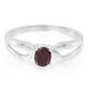 Bague en argent et Rhodolite du Brésil