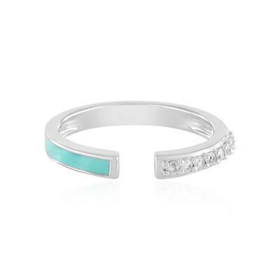 Bague en argent et Zircon