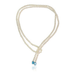 Collier en or et Topaze de Marambaia (Michelle Albala)