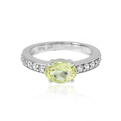 Bague en argent et Quartz de l'Ouro Verde