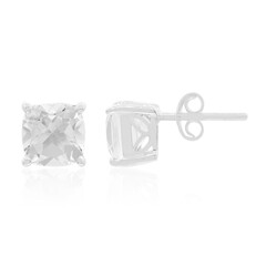 Boucles d'oreilles en argent et Topaze blanche