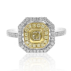 Bague en or et Diamant SI2 jaune (CIRARI)