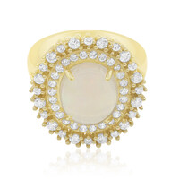 Bague en argent et Opale Welo