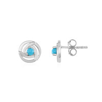 Boucles d'oreilles en argent et Turquoise