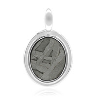 Pendentif en argent et Météorite d'Alétaï