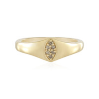 Bague en argent et Diamant chocolat I2