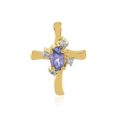 Pendentif en argent et Tanzanite