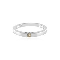 Bague en or et VS2 Diamant Brun