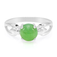 Bague en argent et Chrysoprase impériale