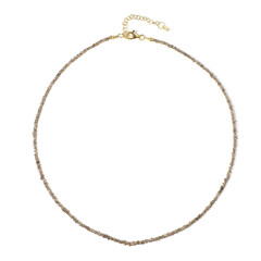 Collier en argent et Diamant champagne