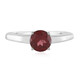 Bague en argent et Grenat du Mozambique