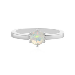 Bague en argent et Opale Welo