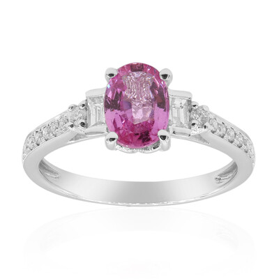 Bague en or et Saphir parme (CIRARI)