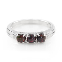 Bague en argent et Opale Mezezo