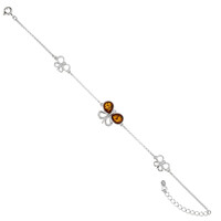 Bracelet en argent et Ambre baltique