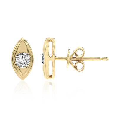 Boucles d'oreilles en or et Diamant SI2 (H) (CIRARI)