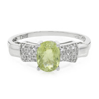 Bague en argent et Tourmaline cuprifère