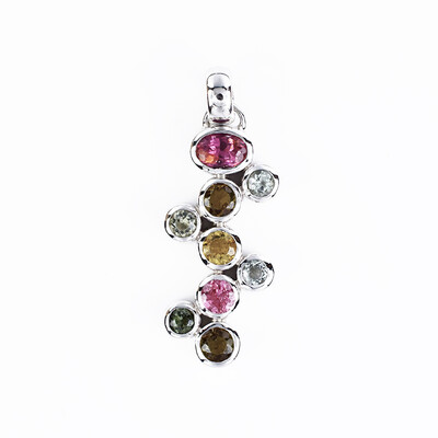 Pendentif en argent et Tourmaline