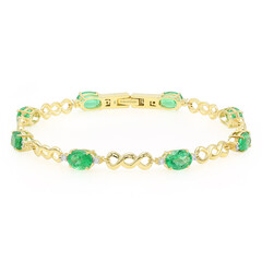 Bracelet en or et Emeraude d'Ethiopie (AMAYANI)