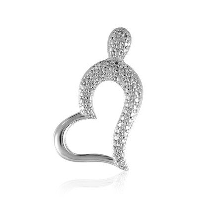 Pendentif en argent et Diamant PK (I)