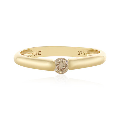 Bague en or et Diamant chocolat I1