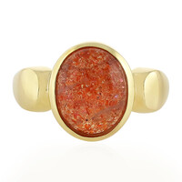 Bague en argent et Pierre du Soleil