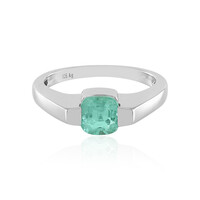 Bague en argent et Emeraude de Colombie