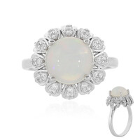 Bague en argent et Opale Welo