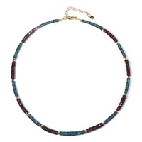Collier en argent et Topaze bleu de Londres
